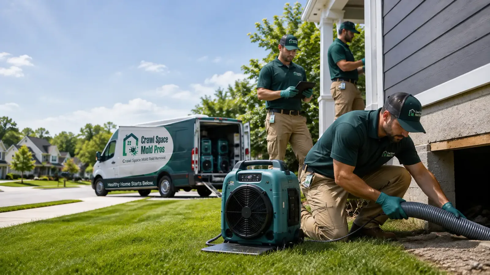 Crawl Space Mold Removal in Plantsville, CT